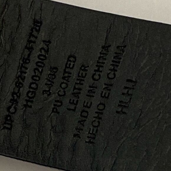 Genuine Dickies Men's Brown Black Reversible Double Stitch Adjustable Belt 38" - Picture 6 of 7